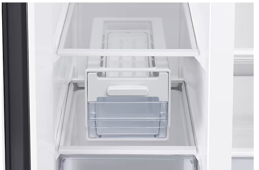 Laisvai pastatomas, dviduris šaldytuvas samsung rs62dg5003b1eo, automatinis atitirpinimas