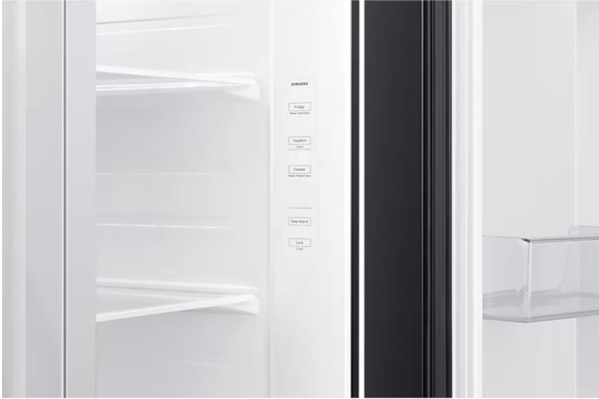 Laisvai pastatomas, dviduris šaldytuvas samsung rs62dg5003b1eo, automatinis atitirpinimas