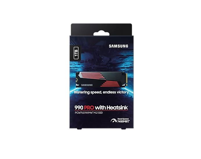 Ssd vidinis kietasis diskas samsung 990 pro with heatsink
