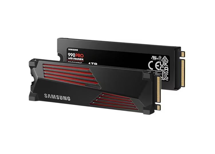 Ssd vidinis kietasis diskas samsung 990 pro with heatsink