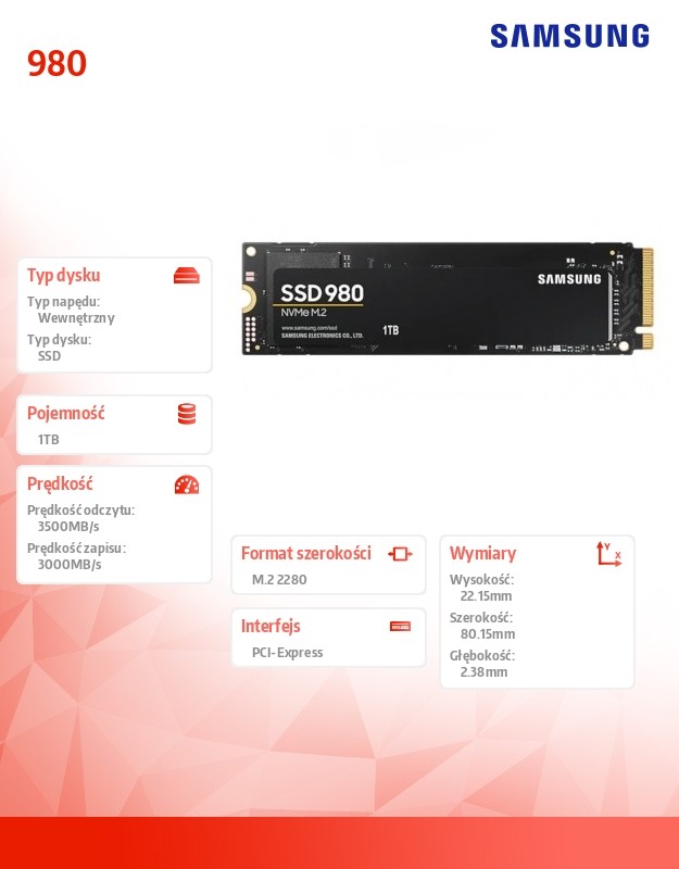 Ssd vidinis kietasis diskas samsung mz-v8v1t0bw