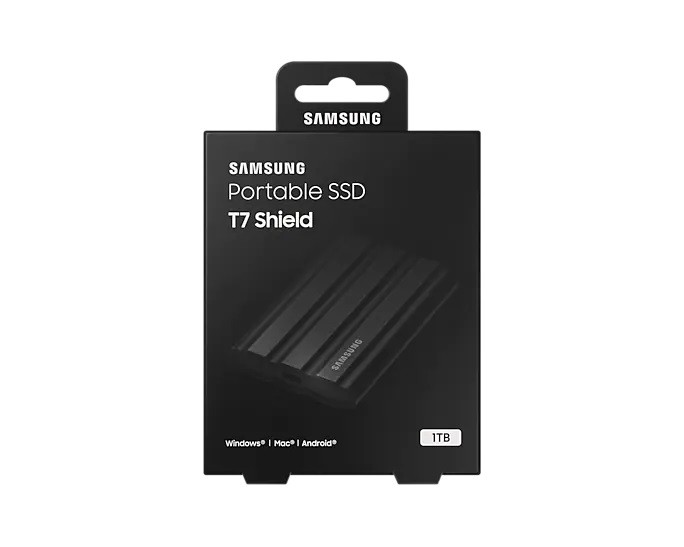 Išorinis kietasis diskas samsung t7 shield 1tb