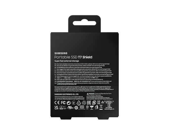 Išorinis kietasis diskas samsung t7 shield 1tb