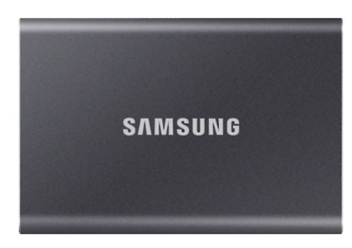 Išorinis kietasis diskas samsung ssd t7 1tb, pilka (mu-pc1t0t/ww)