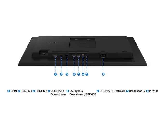 Monitorius samsung ls24d406gauxen, 24