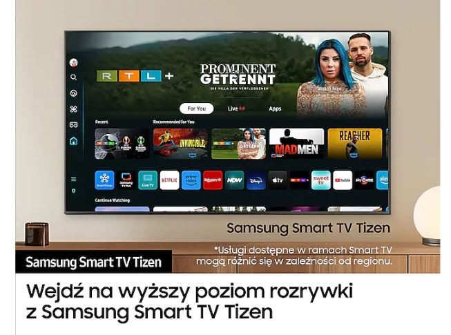 43 colių Samsung išmanusis televizorius su Tizen