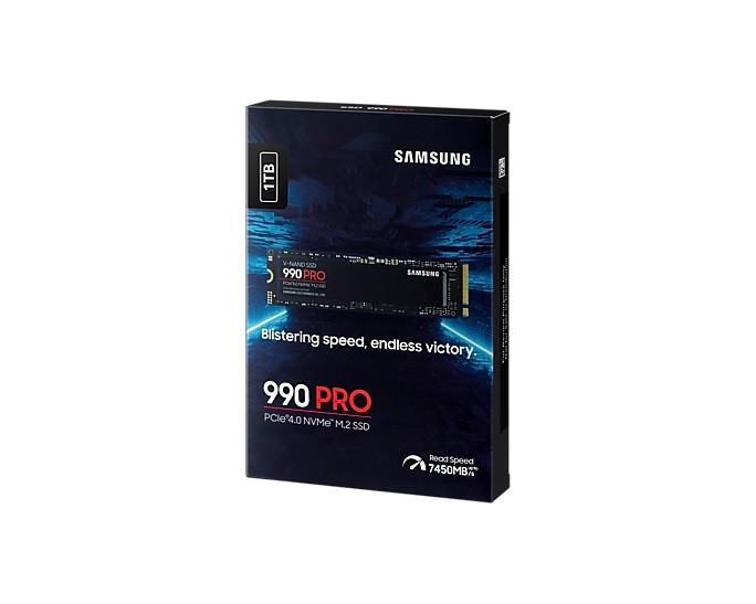 Ssd vidinis kietasis diskas samsung 990 pro, 1tb, m.2, nvme, mz-v9p1t0bw