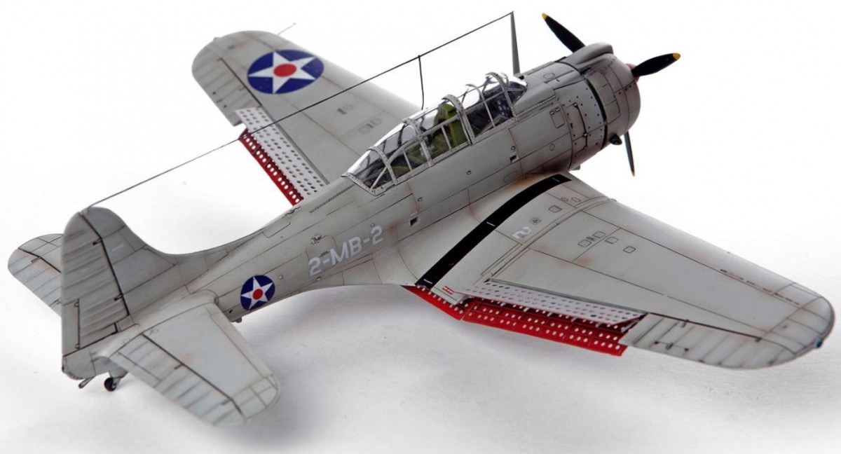 Klijuojamas modelis academy 12331 usmc sbd-1 