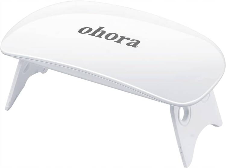 "ohora" kompaktiška led + uv lempa 6w balta, skirta usb