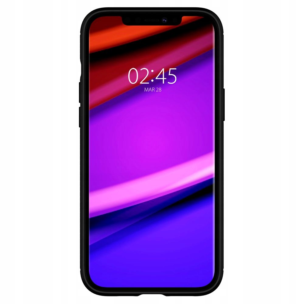 Dėklas Spigen 42537 skirtas iPhone 12, juoda