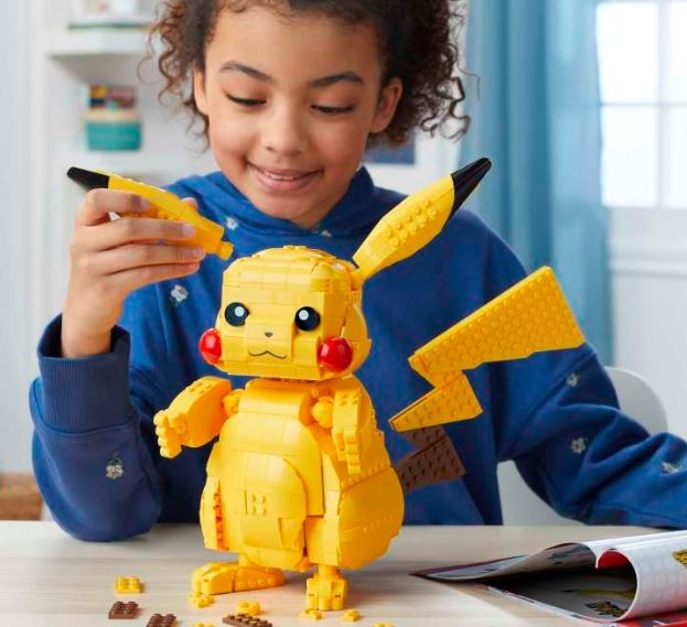 Konstruktorius mega construx jumbo pikachu, 30 cm