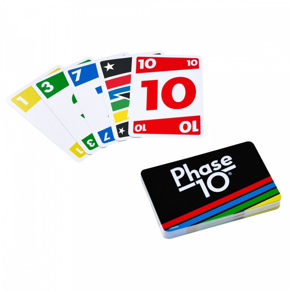 Sutampančių kortų žaidimas phase 10