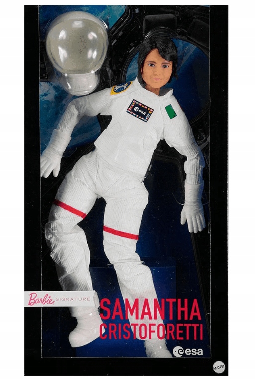 Lėlė Barbie Samantha Christoforetti Kosmonautė