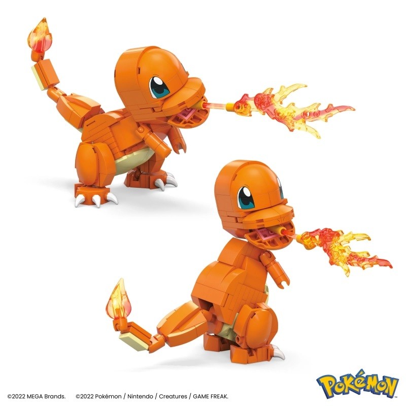 Konstruktorius mega construx pokemon charmander, 180 d.