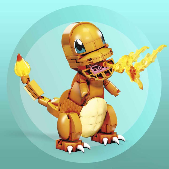 Konstruktorius mega construx pokemon charmander, 180 d.
