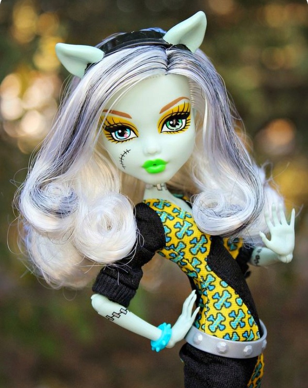 Monster high Derinia Frankie Clawdeen Freaky fusion lėlė