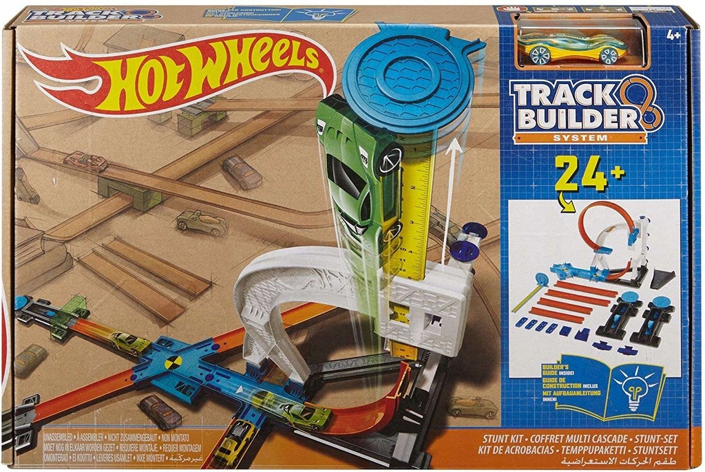 'Hot Wheels' kaskadininkų automobilių trasa