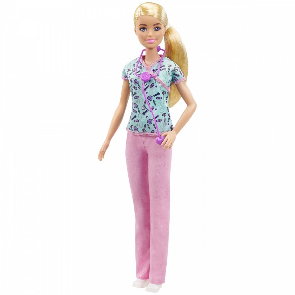 Lėlė slaugytoja barbie nurse