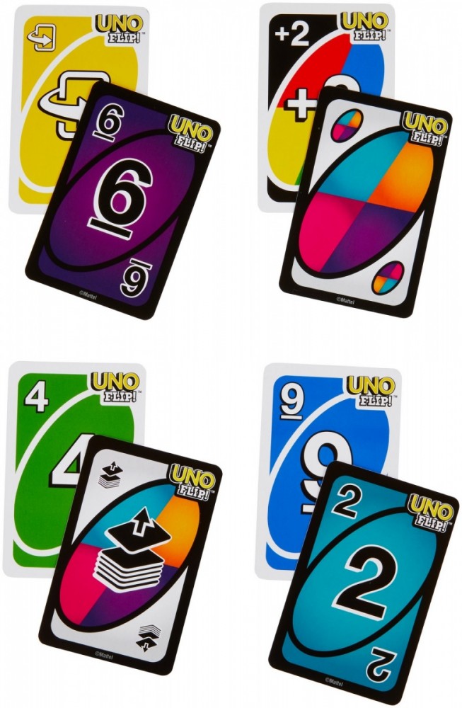 Dvipusės kortos uno flip™, gdr44