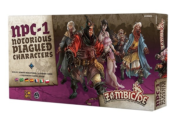 Žaidimas portal games zombicide: npc-1 - notorious plagued characters, ang