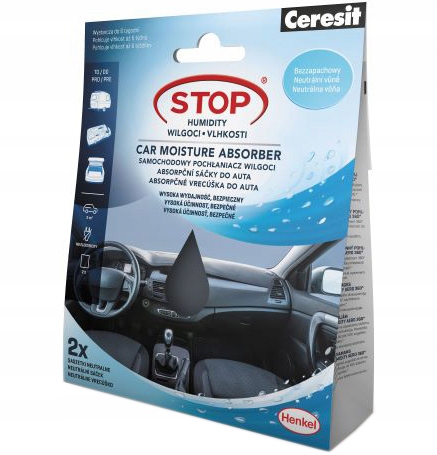 "Ceresit Stop" drėgmės absorbentas automobiliui 2x50G