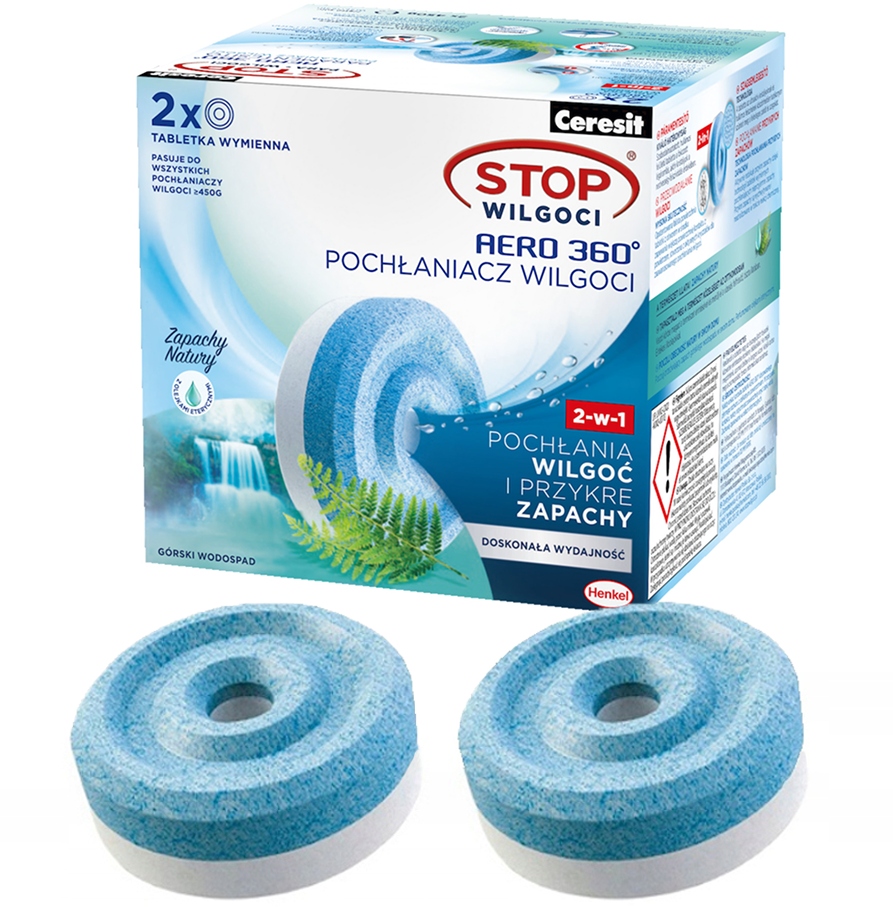 2x absorbcinės tabletės 450g "Ceresit" kalnų krioklys
