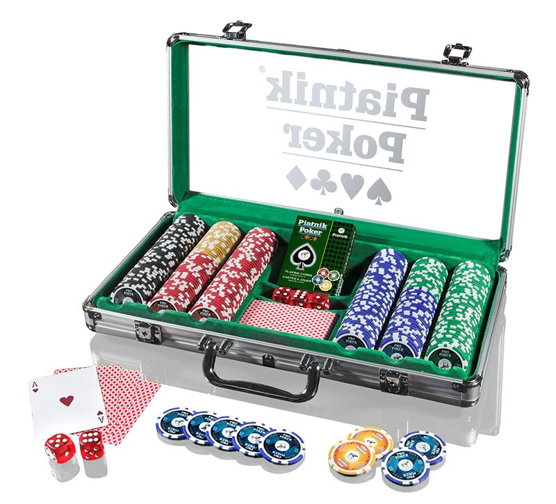 Pokerio rinkinys piatnik 300 žetonų