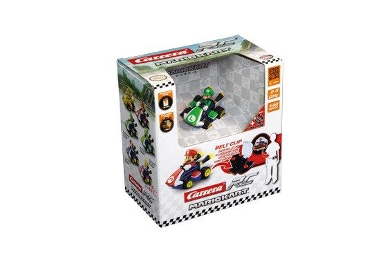 Nuotoliniu būdu valdomas mini rc mario kart luigi 2.4 carrera, 370430003p