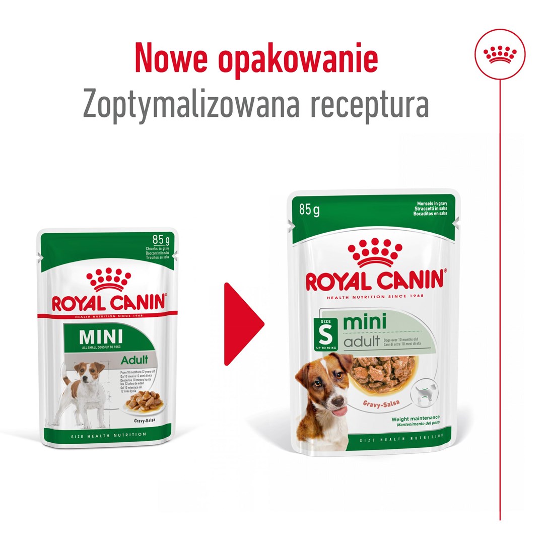 Royal canin karma royal canin shn mini adult w sosie 12x85g