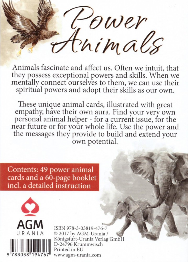Taro kortos power animals