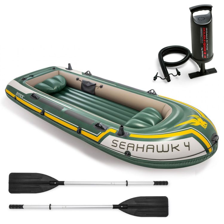 Pripučiama valtis intex seahawk 4, 350x144x48 cm