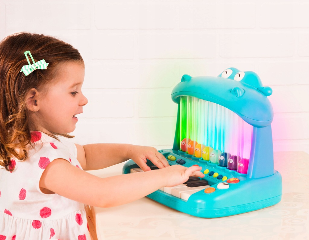 B.toys: hippo pop play piano - fortepijonas