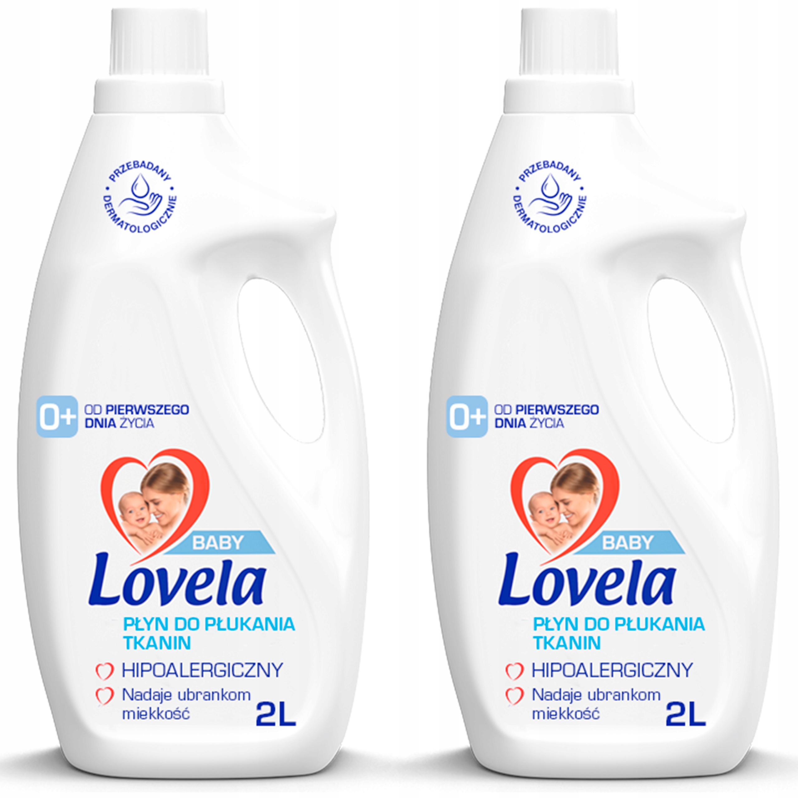 Lovela hipoalerginis audinių minkštiklis 2x2l